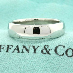 Platinum Classic Lucida Wedding Band Ring 6mm